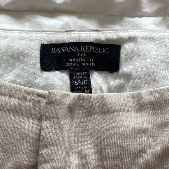 See previous listing for matching blazer. Tan Martin fit pant - Picture 2 of 4